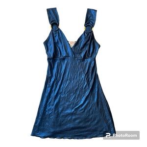 Vintage Dark Blue Glitter Shade Blouse